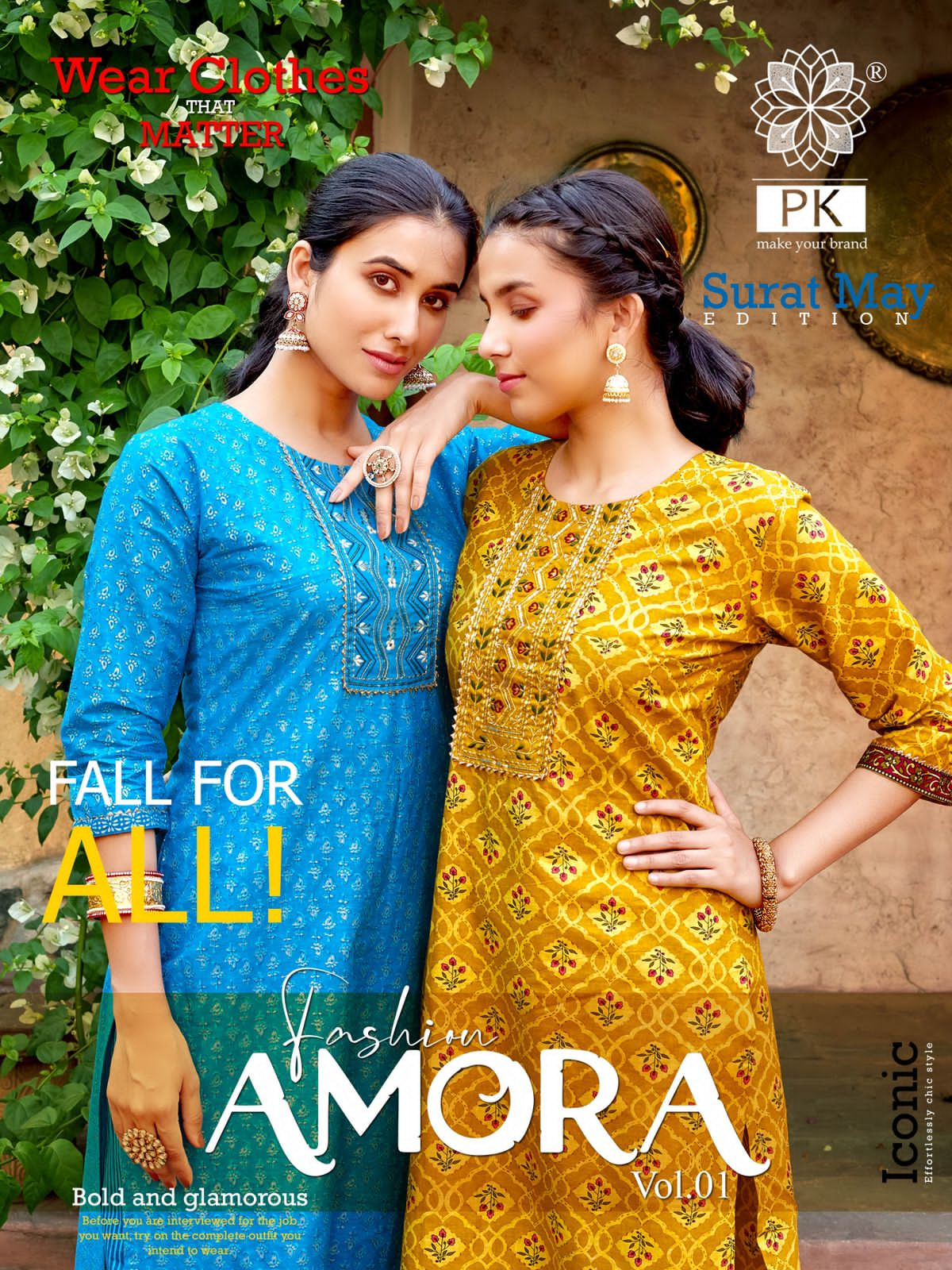 Fashion Amora Vol 1 Cotton Kurti With Bottom Catalog